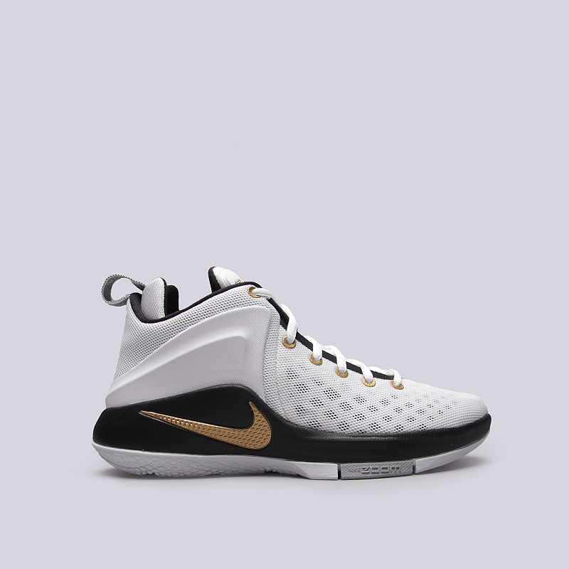  белые баскетбольные кроссовки Nike Zoom Witness 852439-102 - цена, описание, фото 1
